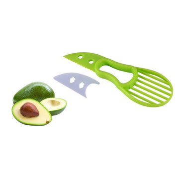 2-Pack: Complete Avocado Slicer  Seed Remover Cubber Cutter